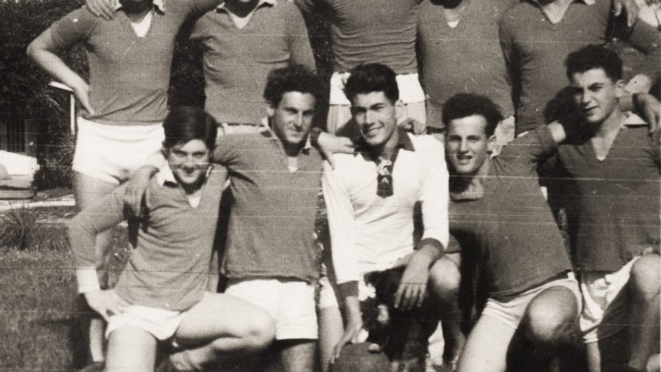 Kibuc, fotbalový tým v roce 1951