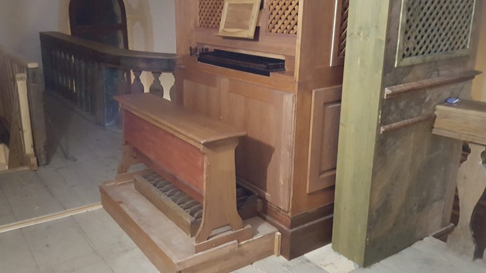 Varhany v kostele v Dobré Vodě na Šumavě 