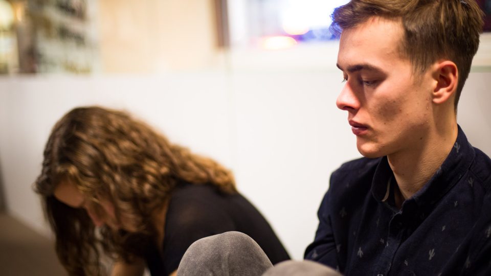 Autorské čtení Marka Šindelky z jeho nové knihy Únava materiálu v Liberatuře 03768412.jpeg