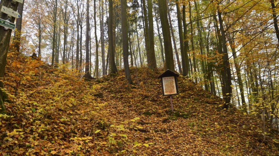 Cesta ke zřícenině hradu Červená Hora