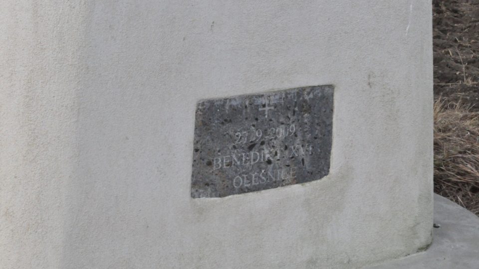 Základní kámen posvětil někdejší svatý otec Benedikt XVI. během své návštěvy Brna