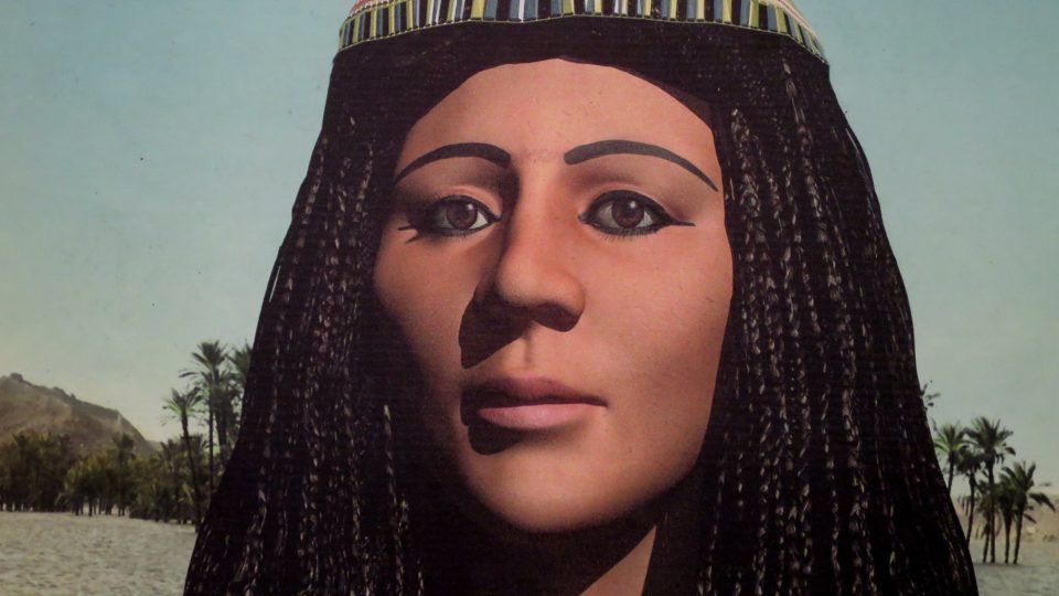 Portrét princezny Hereret vytvořený na základě výzkumu mumie pomocí počítačové tomografie