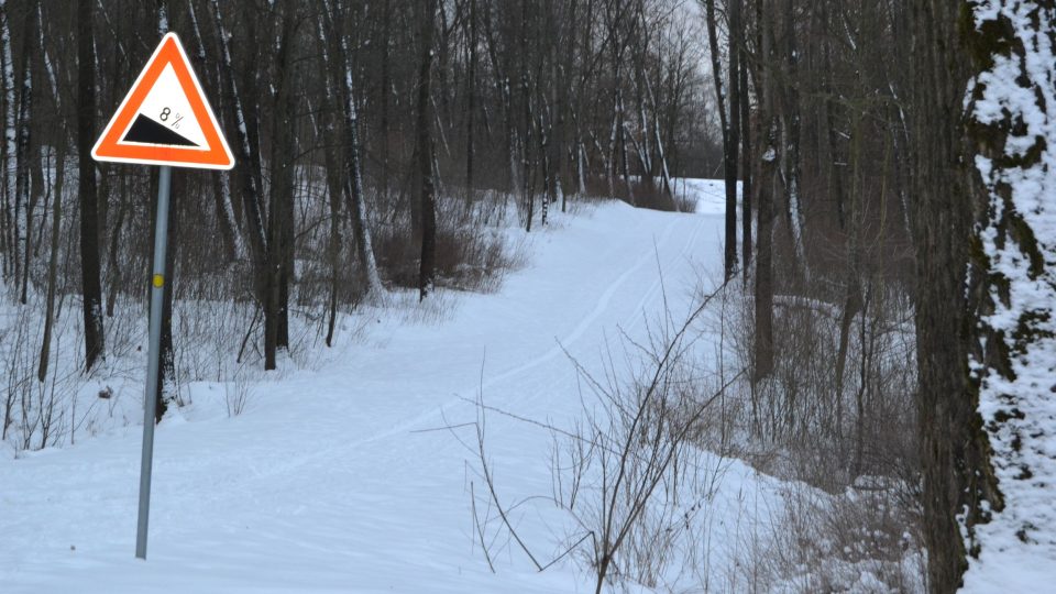 Běžkařská stopa je perfektně udržovaná Běžkařská stopa je perfektně udržovaná