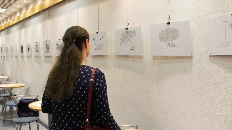 Výstava Linie svobody: Současná arabská karikatura v Českém rozhlase České Budějovice