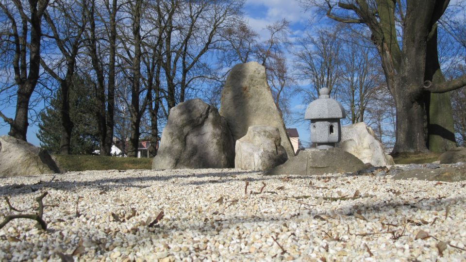 Kamenná japonská zahrada v Poběžovicích