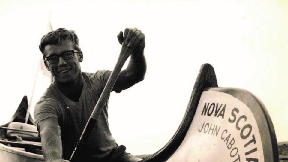 Miloš v kanoi Nova Scotia, závody 1971