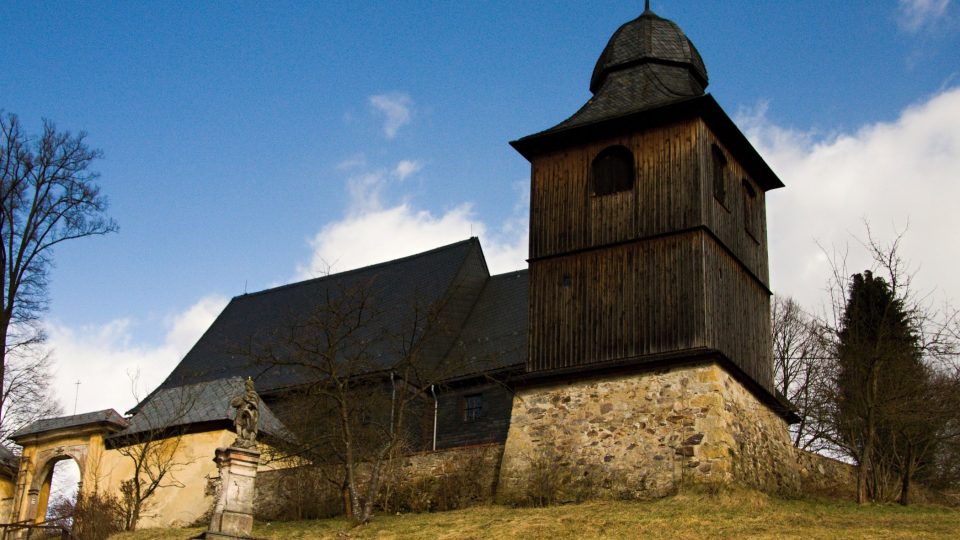 Zvonice u kostela sv. Kryštofa