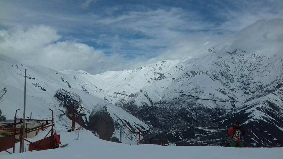 Anita Krausová na freeridu v Íránu | foto: Anita Krausová Anita Krausová na freeridu v Íránu