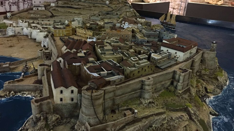 Model středověké pevnosti v Melille