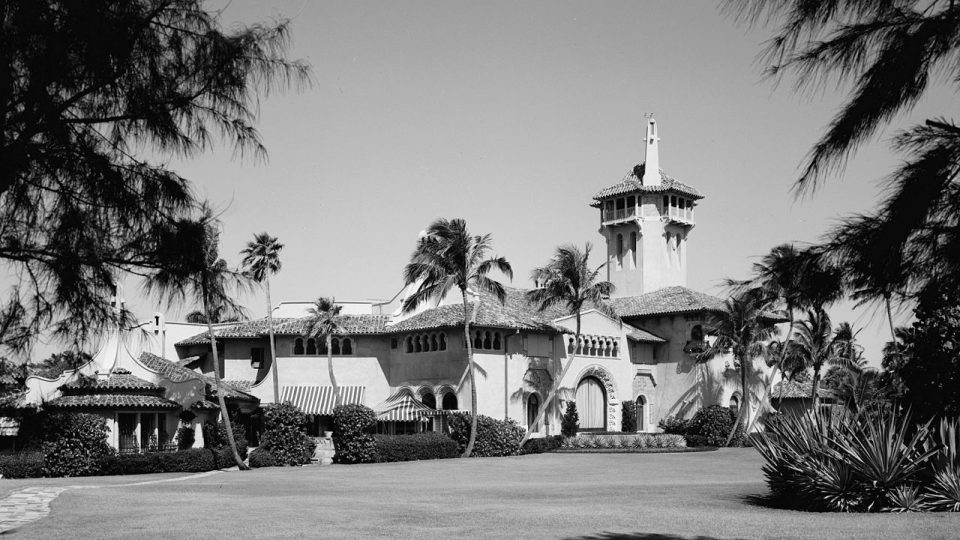 Rezidence Mar-a-Lago na fotografii z roku 1967