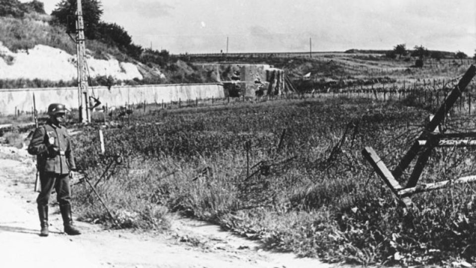 Hlavní vchod do pevnosti Eben-Emael na snímku z května 1940