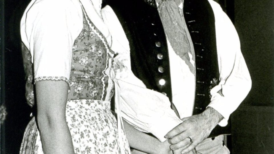 Miloš Vršecký s tanečnicí Táňou Urbanovou