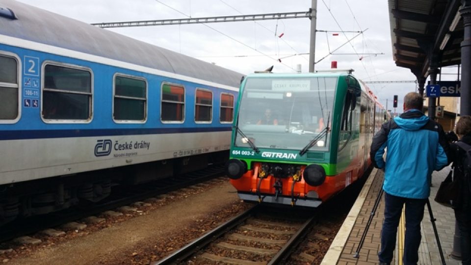 Na tratích České Budějovice - Černý Kříž, Číčenice - Nové Údolí a Strakonice - Volary končí České dráhy, nastupuje GW Train Regio