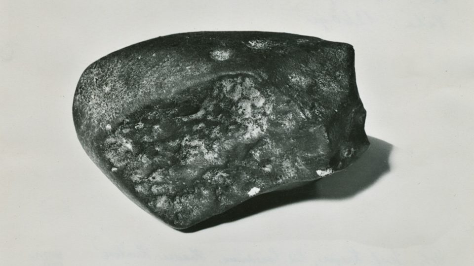 Meteorit váží 1260 gramů