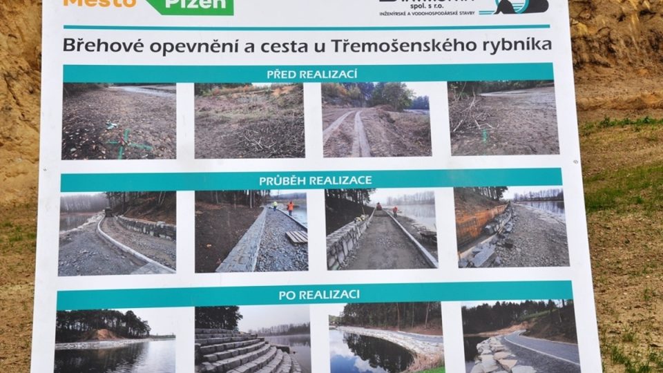 U Třemošenského rybníku na okraji Plzně vzniklo další místo pro rekreaci