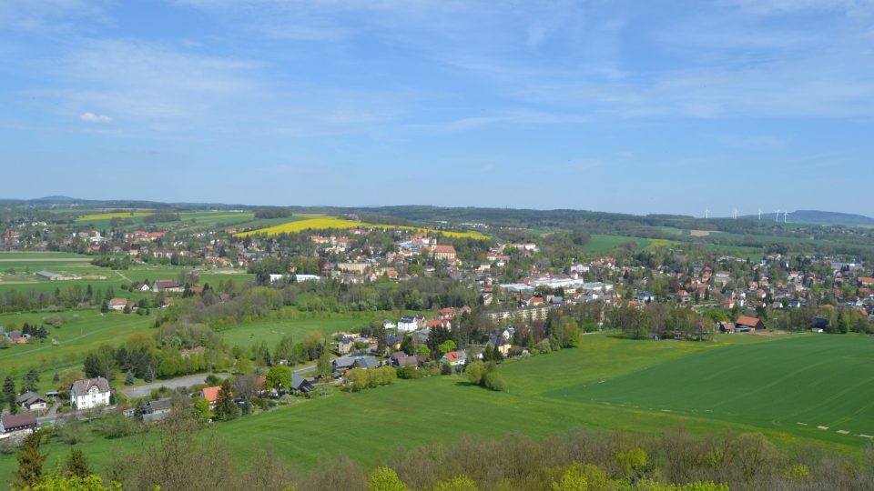Varnsdorf ze tří stran obklopuje Německo
