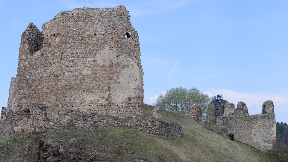 Nová rozhledna Milada na hradě Lichnice