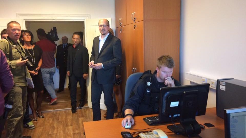 Otevření nové policejní služebny v Solnici na Rychnovsku
