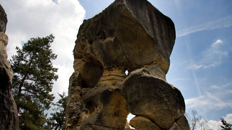 Erozní procesy dávají skalám zajímavé tvary