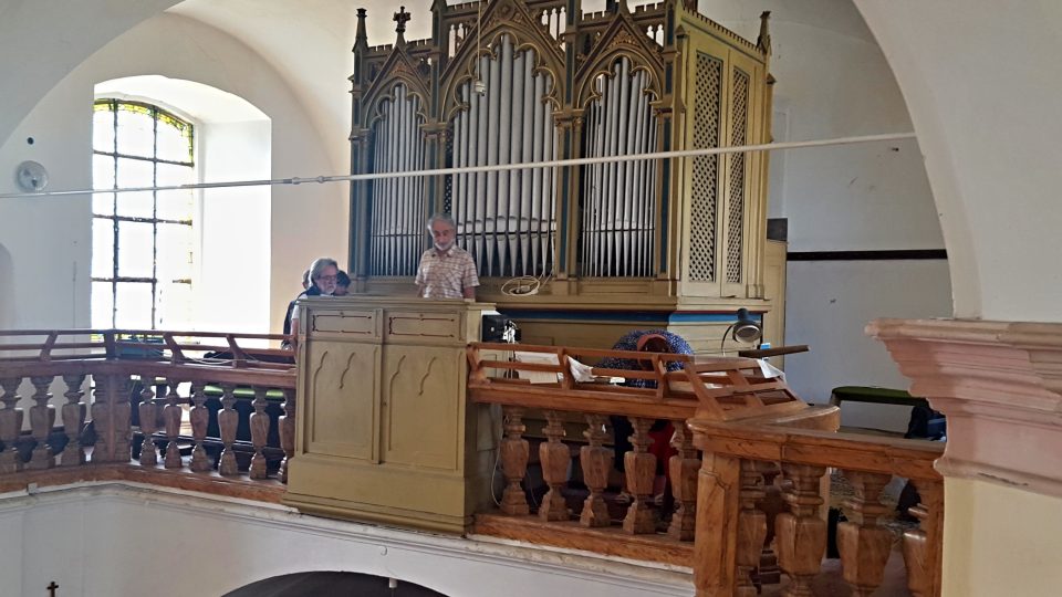 Varhany z kostela ve Zbirohu