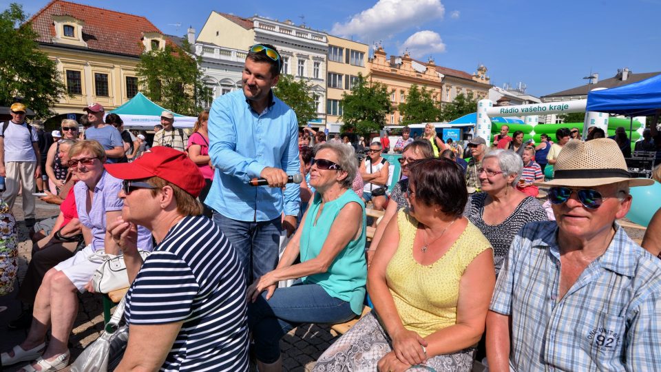 Patrik Rozehnal mezi návštěvníky