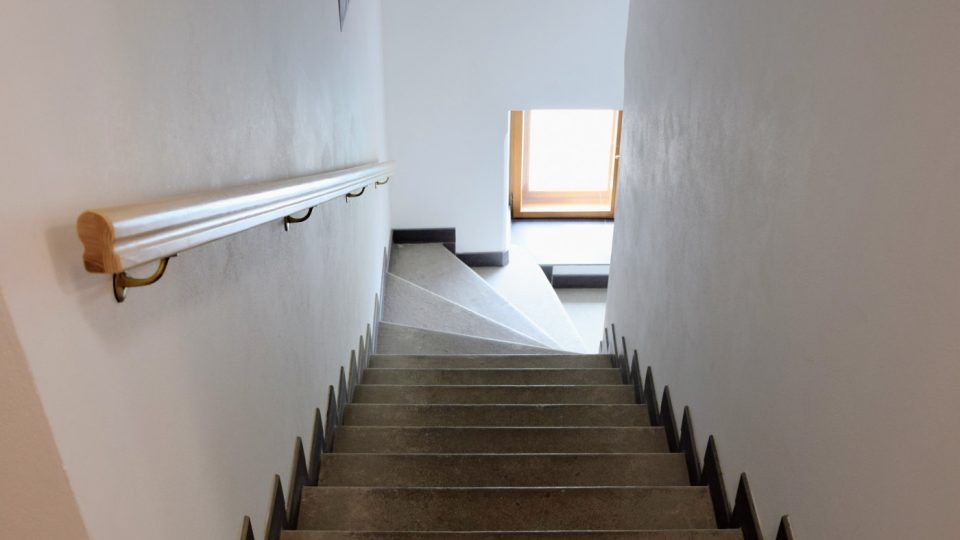 Zrekonstruované schodiště