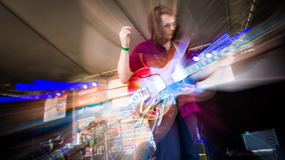 Eugene Morrow na zakončení pořadu Startér: stagei Radia Wave na United Islands Eugene Morrow na zakončení pořadu Startér: stagei Radia Wave na United Islands