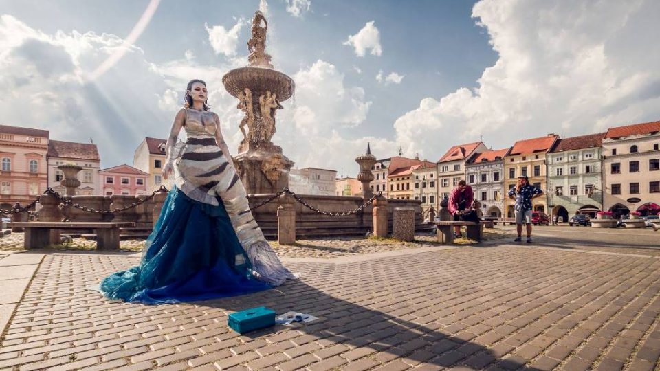 Buskers fest, festival pouličního umění v Českých Budějovicích