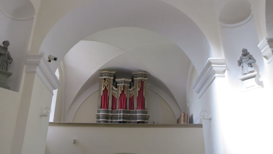 Interiér kaple svaté Barbory