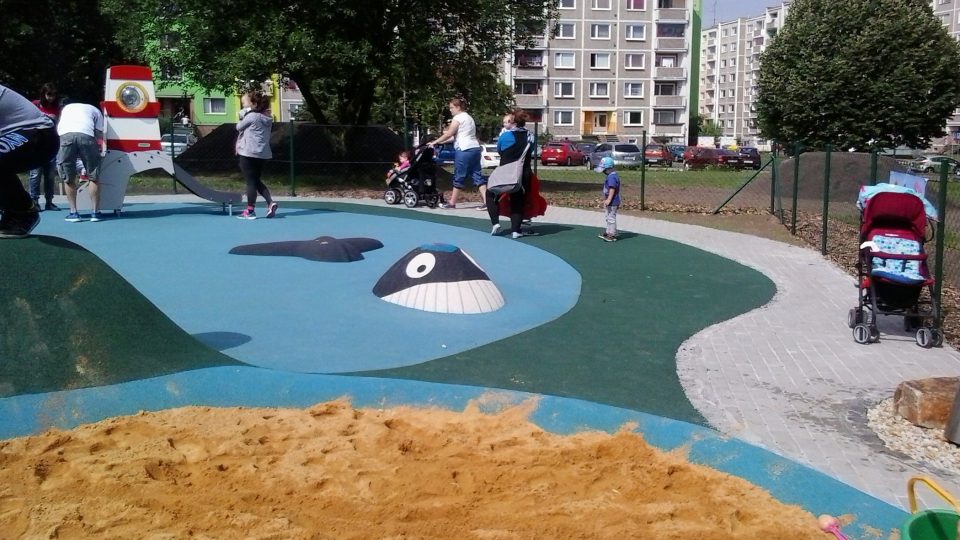 Nové dětské hřiště v Sokolově
