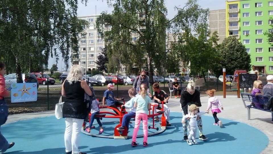Nové dětské hřiště v Sokolově