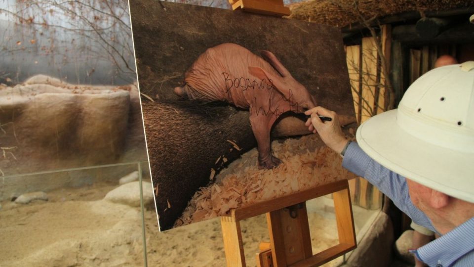 Malého hrabáče do opravdového zvířecího života vyprovodil cestovatel Miloslav Stingl