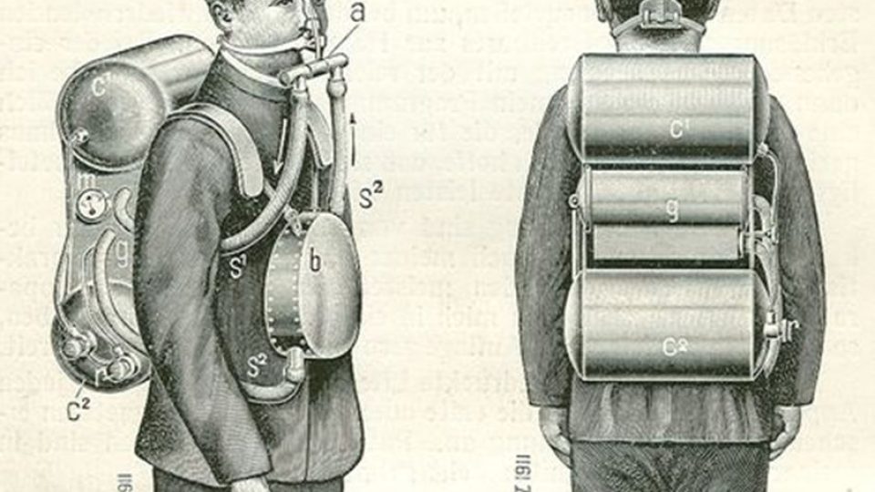 Báňská záchranná služba Odolov je připravena pomoci při problémech v dolech - historické pomůcky