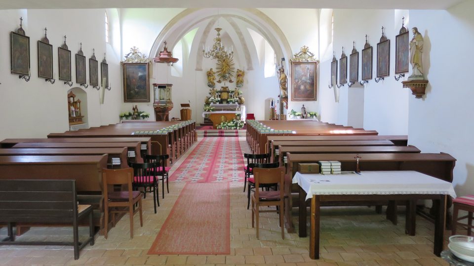 Podskála - interiér kaple