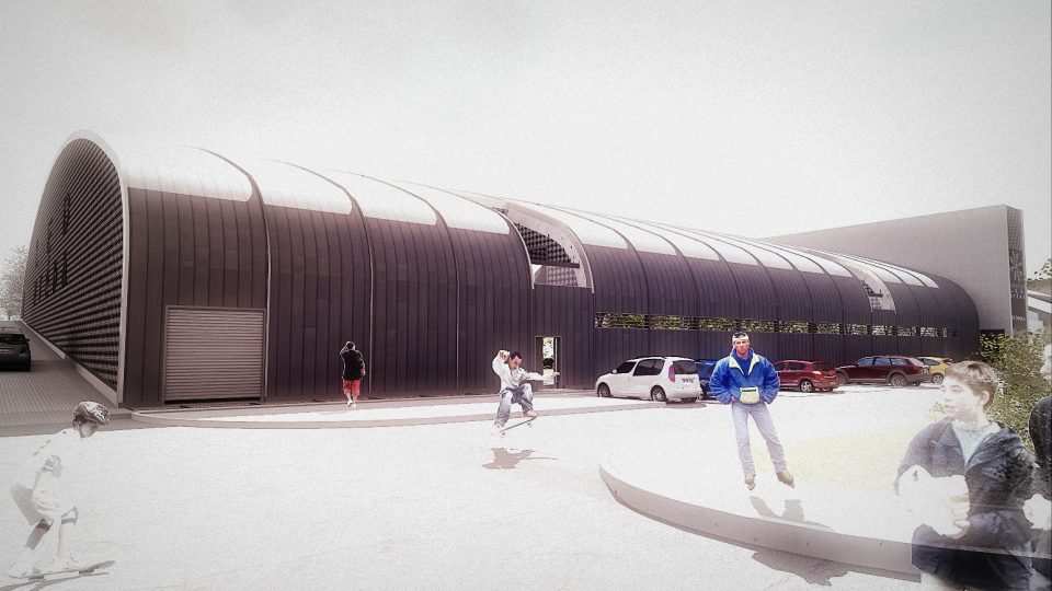 Vizualizace nové podoby zimního stadionu v Teplicích