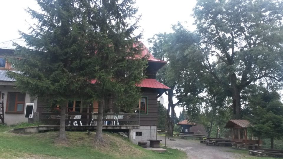 Areál Kolářovy chaty na Slavíči