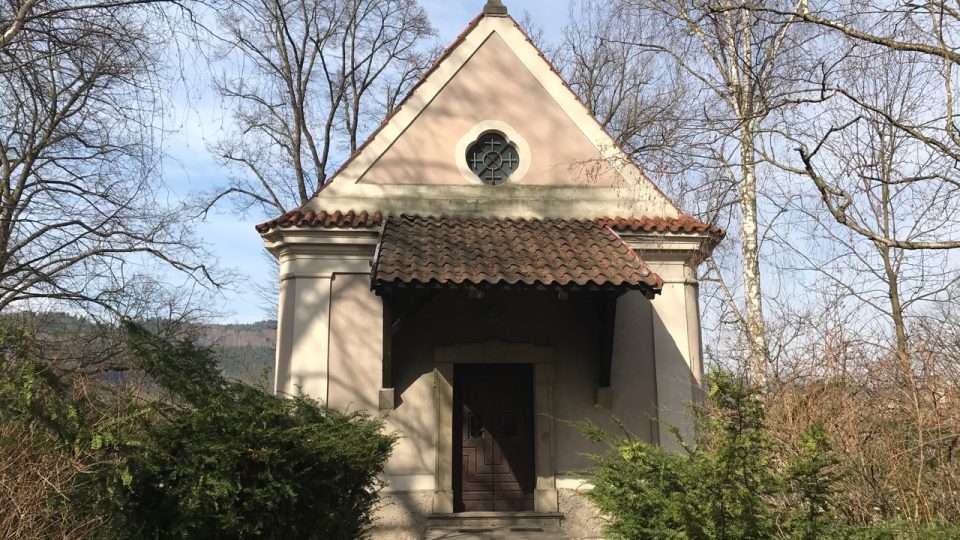 Současný stav kaple u kostela Nanebevzetí Panny Marie