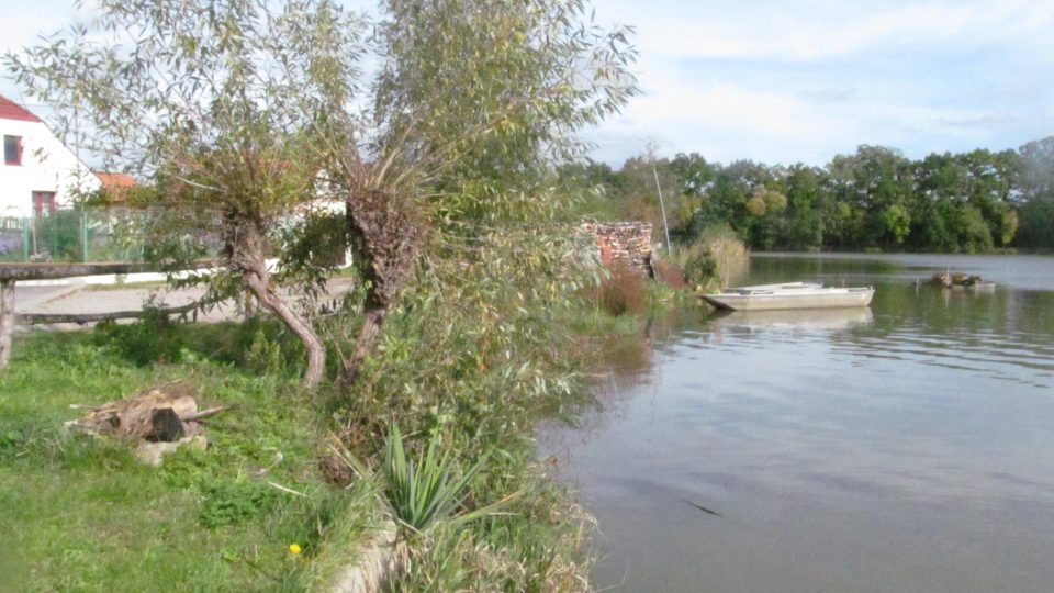 Pod hladinou tohoto rybníka se dodnes skrývají základy středověkého vodního hradu rodu Malovců