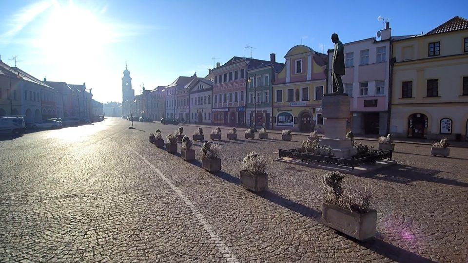 Pohled na Smetanovo náměstí v Litomyšl