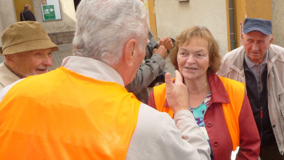 Jana Rostová provádí exkurzi po velkobřezenském pivovaru