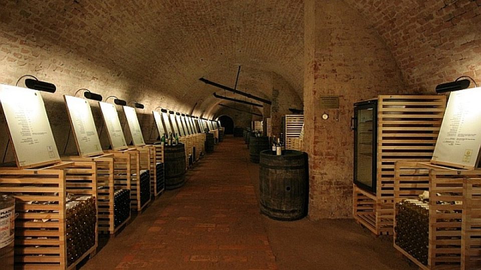 Salon vín sídlí ve starobylých prostorách sklepení valtického zámku