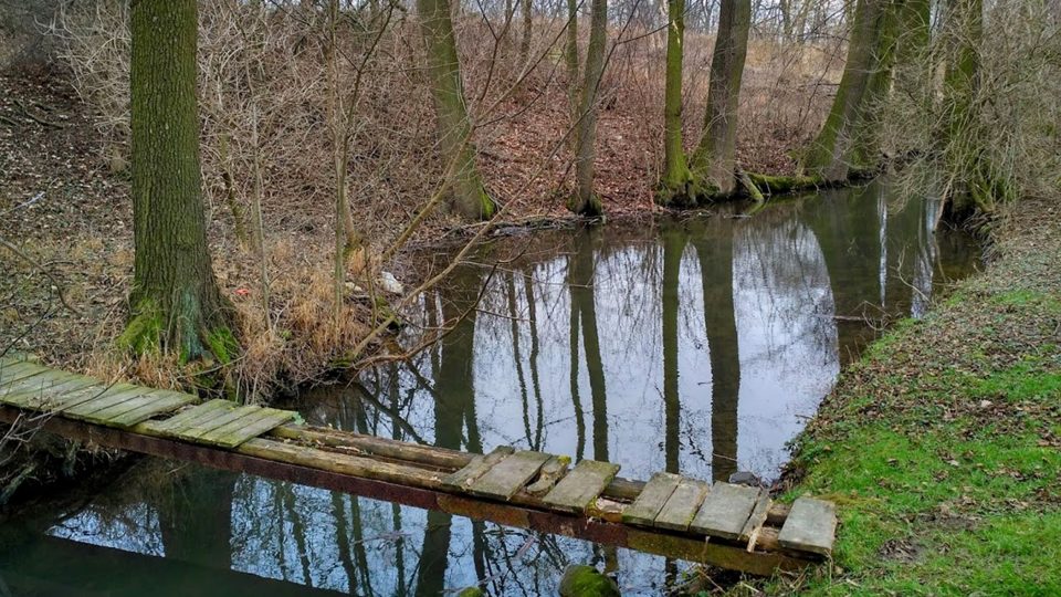 Kanál Zminka vede od Dvakačovic přes Hostovice