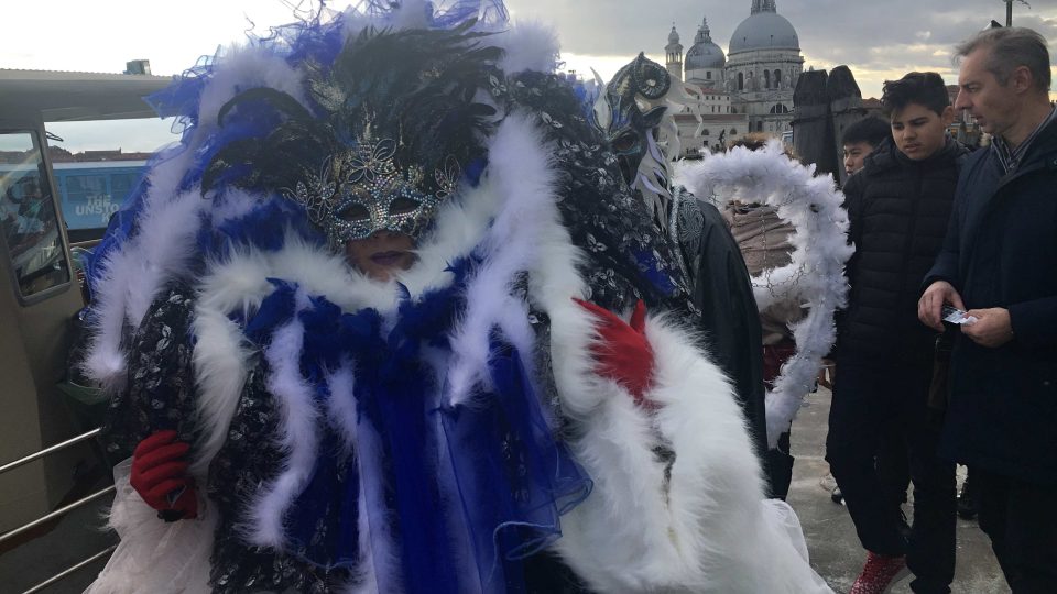 Karnevalové masky v Benátkách mají svůj osobitý styl