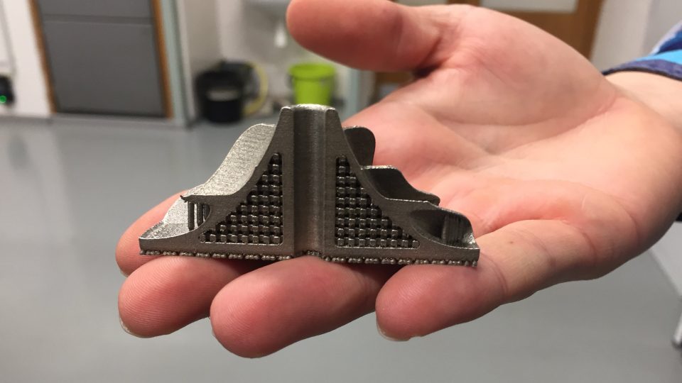 Příhradové struktury zhotovené na 3D tiskárně