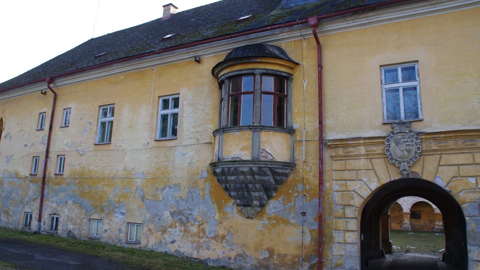 Zámecké křídlo, které mělo sloužit k ubytování panstva