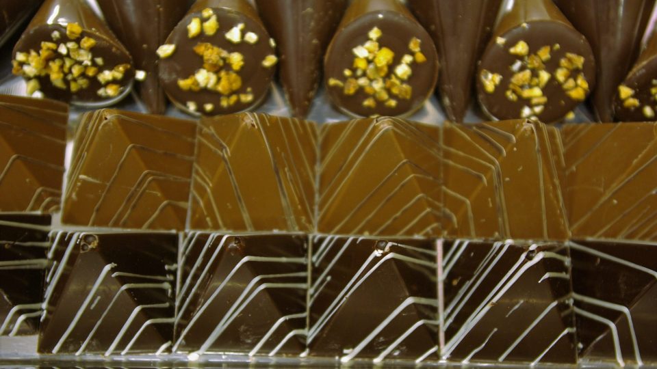 Kvalitní čokoládové pralinky