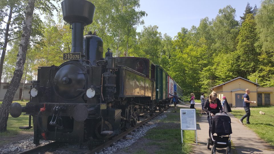 Parní víkend v Železničním muzeu v Lužné u Rakovníka 