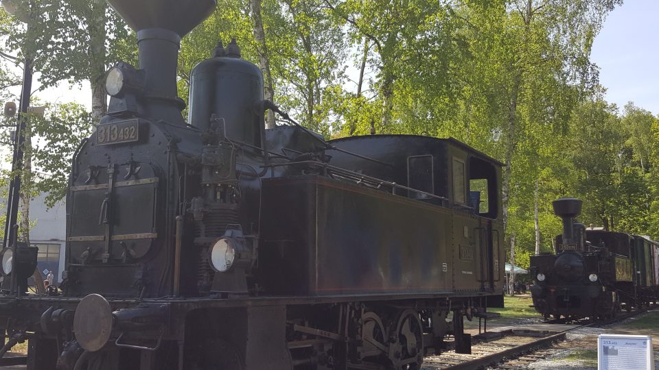 Parní víkend v Železničním muzeu v Lužné u Rakovníka 