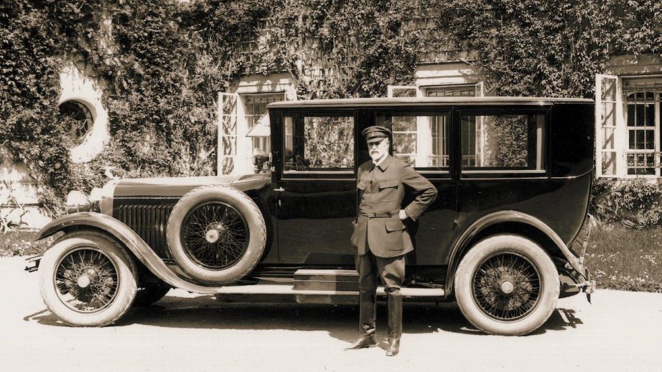 Prezident T. G. Masaryk  jezdil luxusní limuzínou ŠKODA - Hispano - Suiza