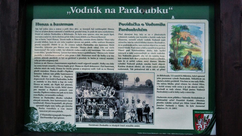 První zastavení u rybníku Pardoubek s Vodomilem Pardoubským